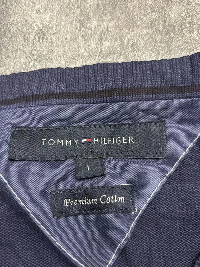 đź›’Pull Tommy Hilfiger Bleu Marine Taille Lđź›’