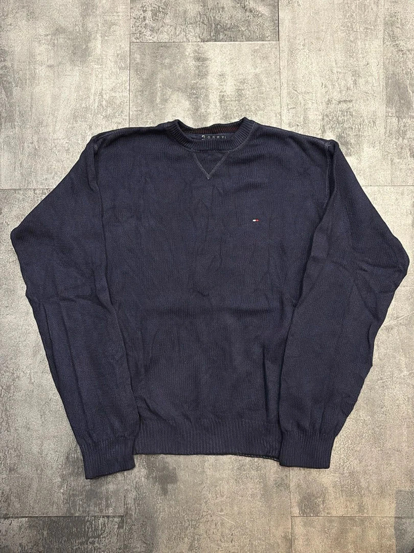 đź›’Pull Tommy Hilfiger Bleu Marine Taille Lđź›’
