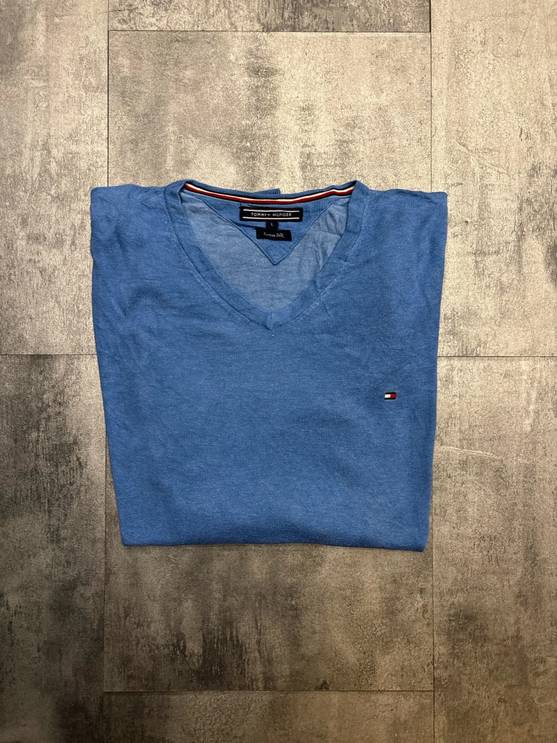 đź›’Pull Tommy Hilfiger Bleu Ciel M đź›’