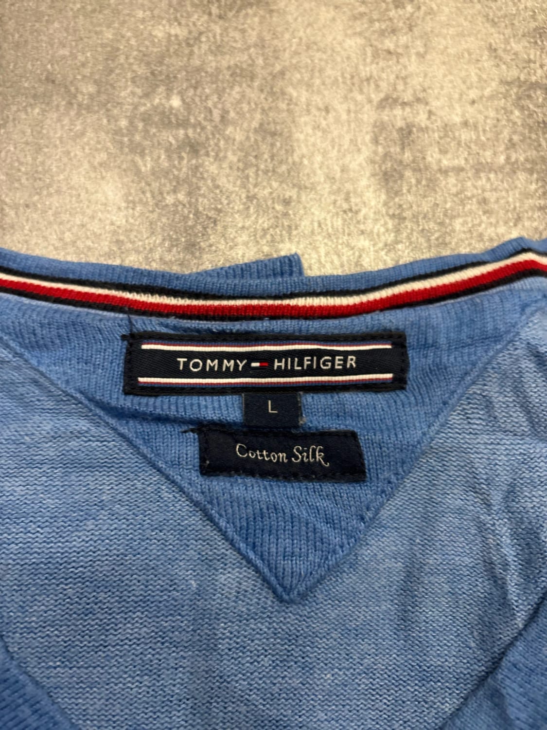 đź›’Pull Tommy Hilfiger Bleu Ciel M đź›’
