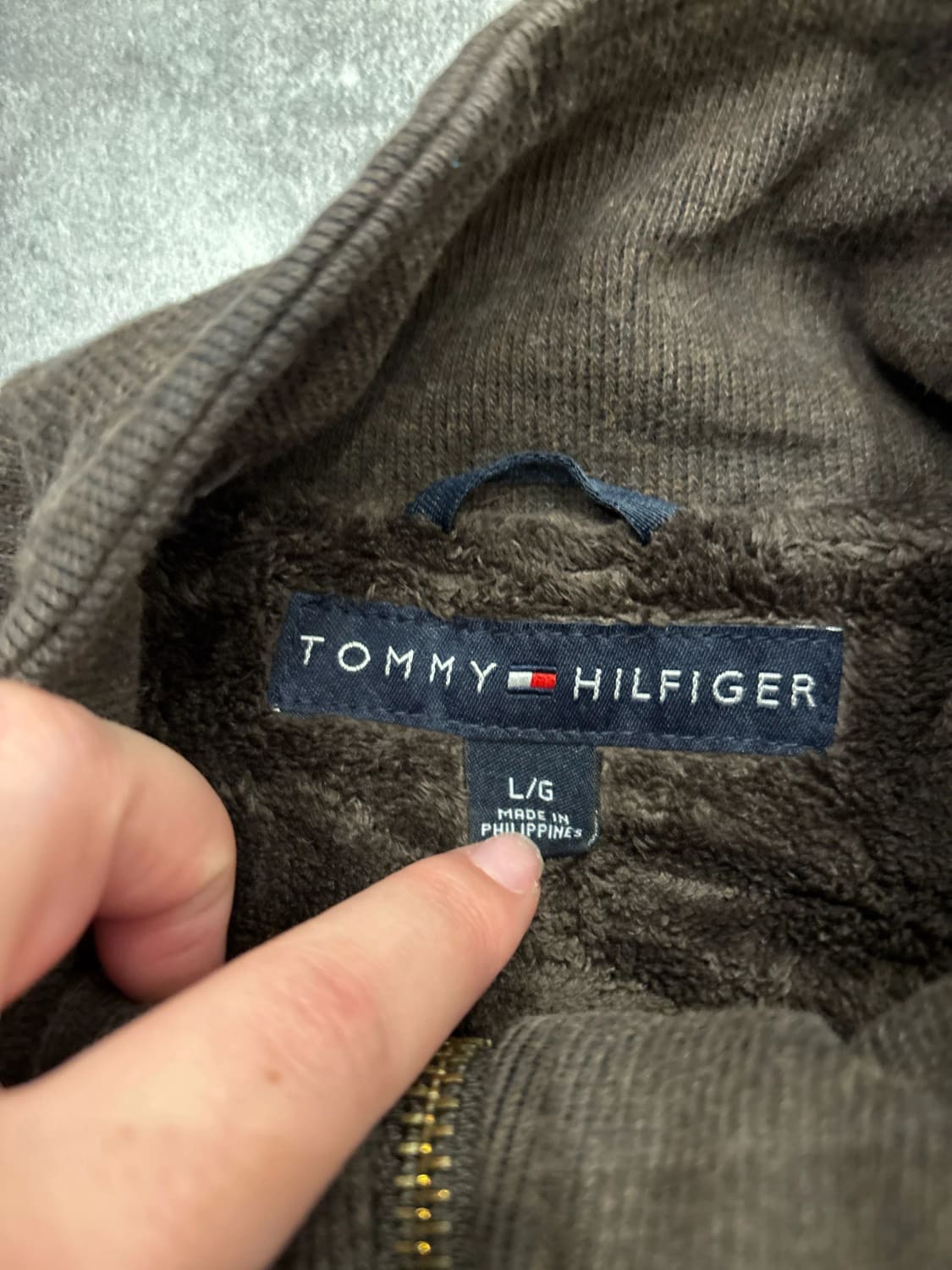 🛒Pull zippé Tommy Hilfiger L🛒