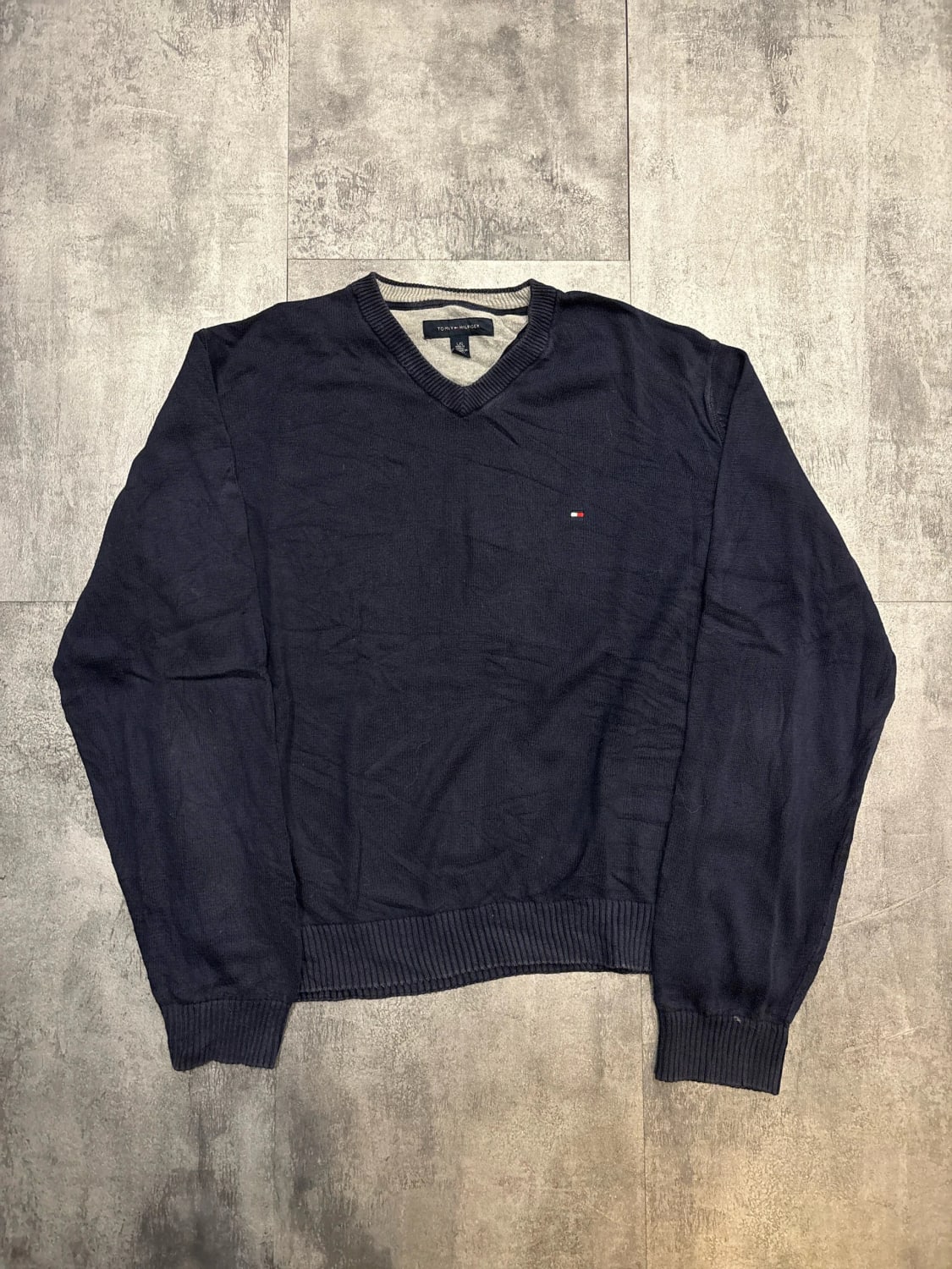 đź›’Pull Tommy Hilfiger Bleu Marine Taille Lđź›’