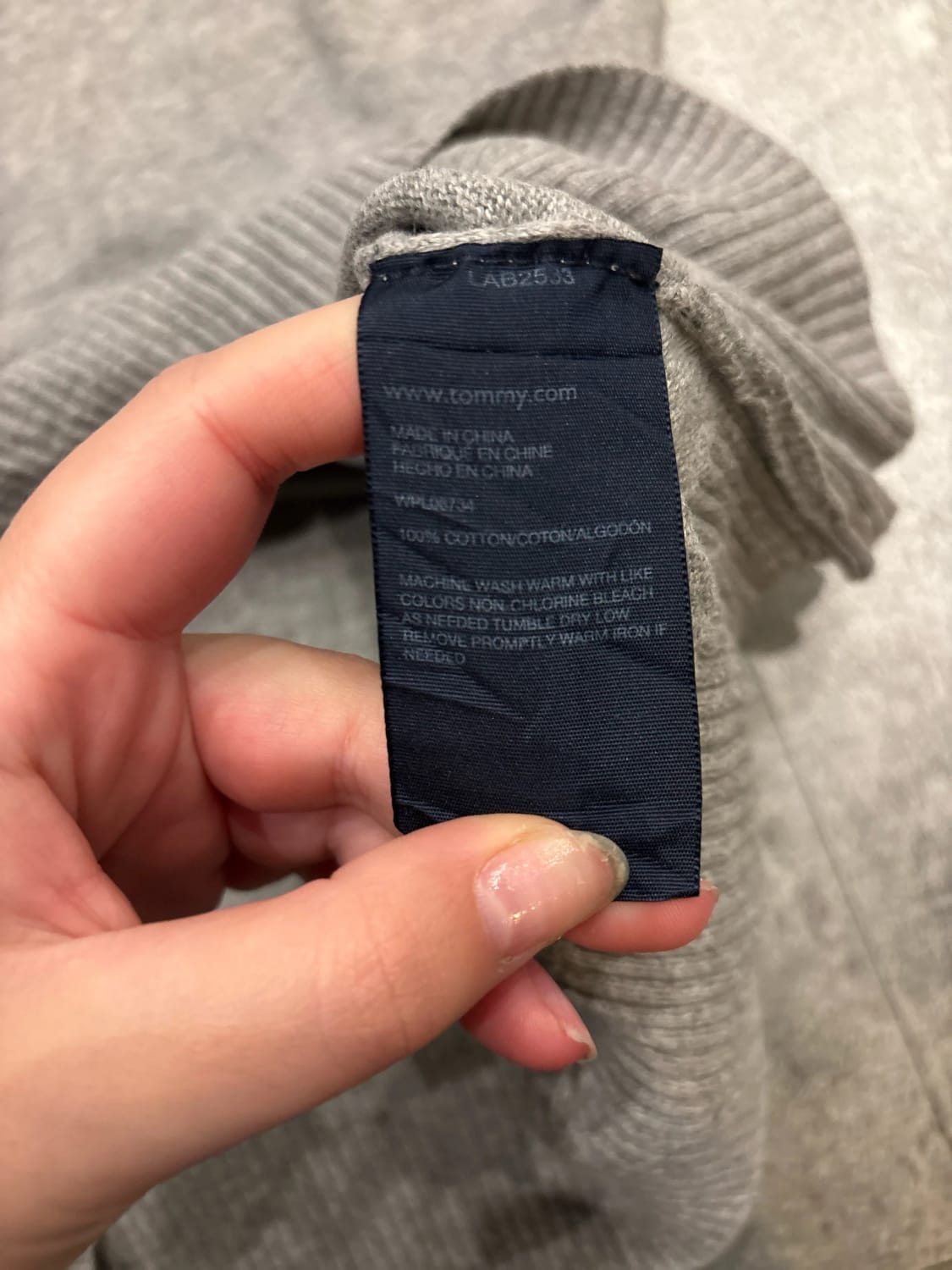 đź›’Pull Tommy Hilfiger Gris Taille XXLđź›’