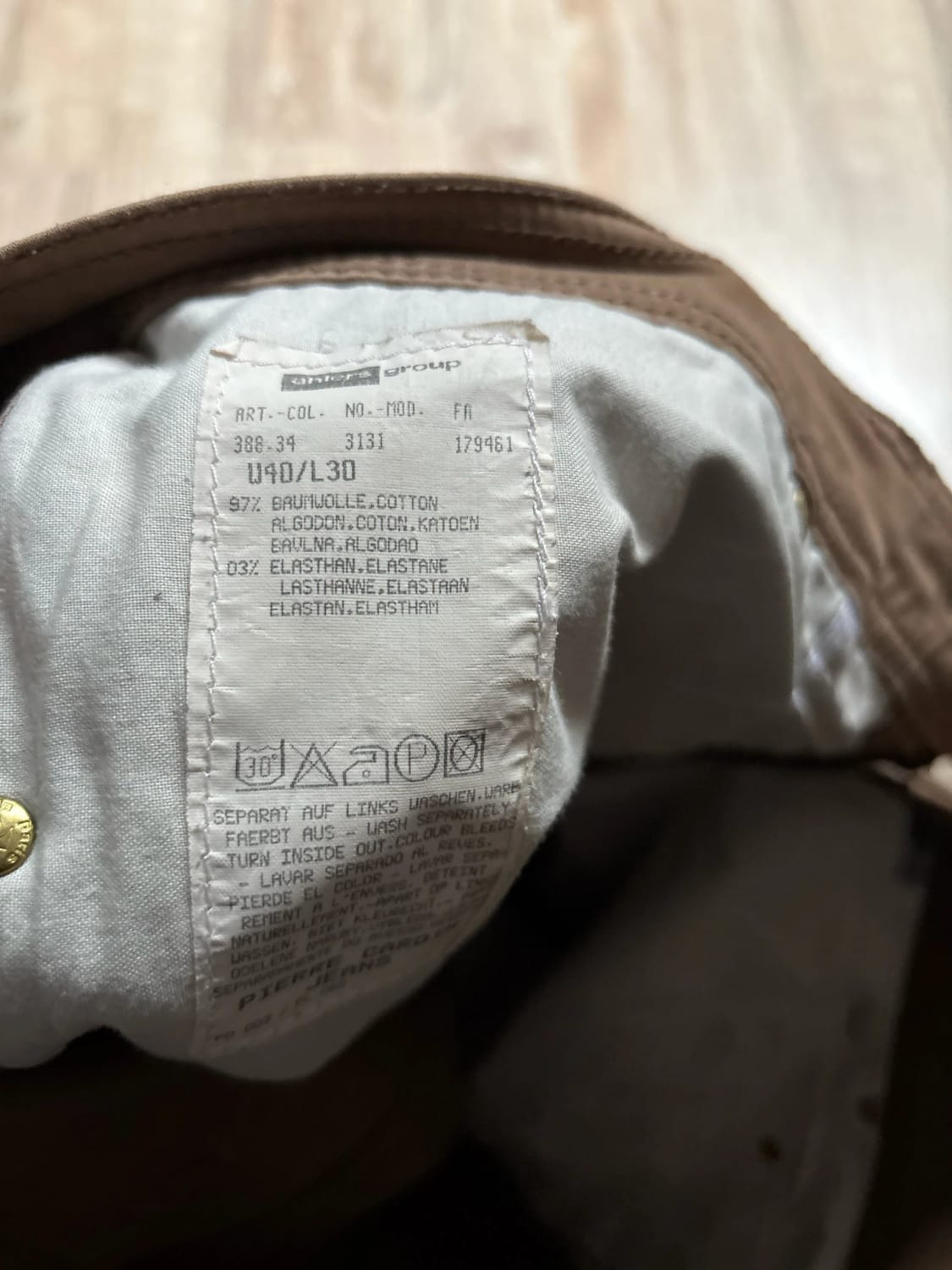 đź›’Jeans Pierre Cardin W40 L30đź›’