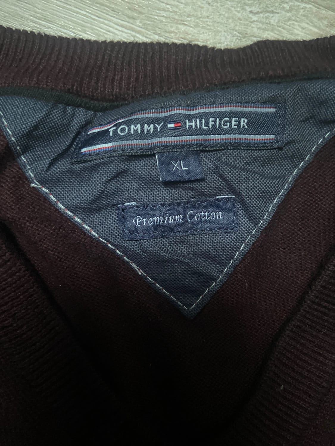 đź›’Pull Tommy Hilfiger XL Bordeauxđź›’