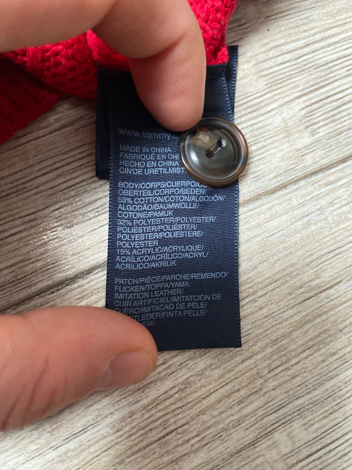 đź›’Pull Tommy Hilfiger Rouge XXL đź›’