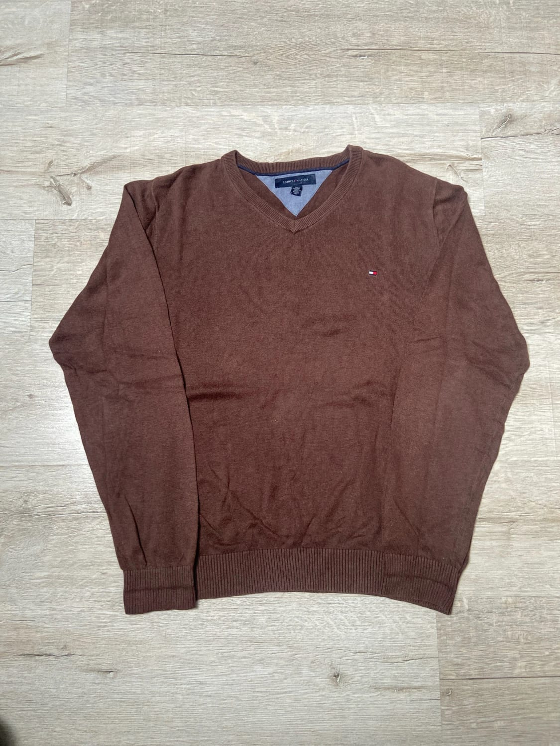 đź›’Pull Tommy Hilfiger Marron Lđź›’
