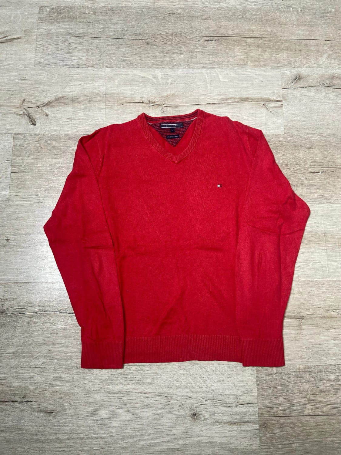 đź›’Pull Tommy Hilfiger Rouge Taille Mđź›’