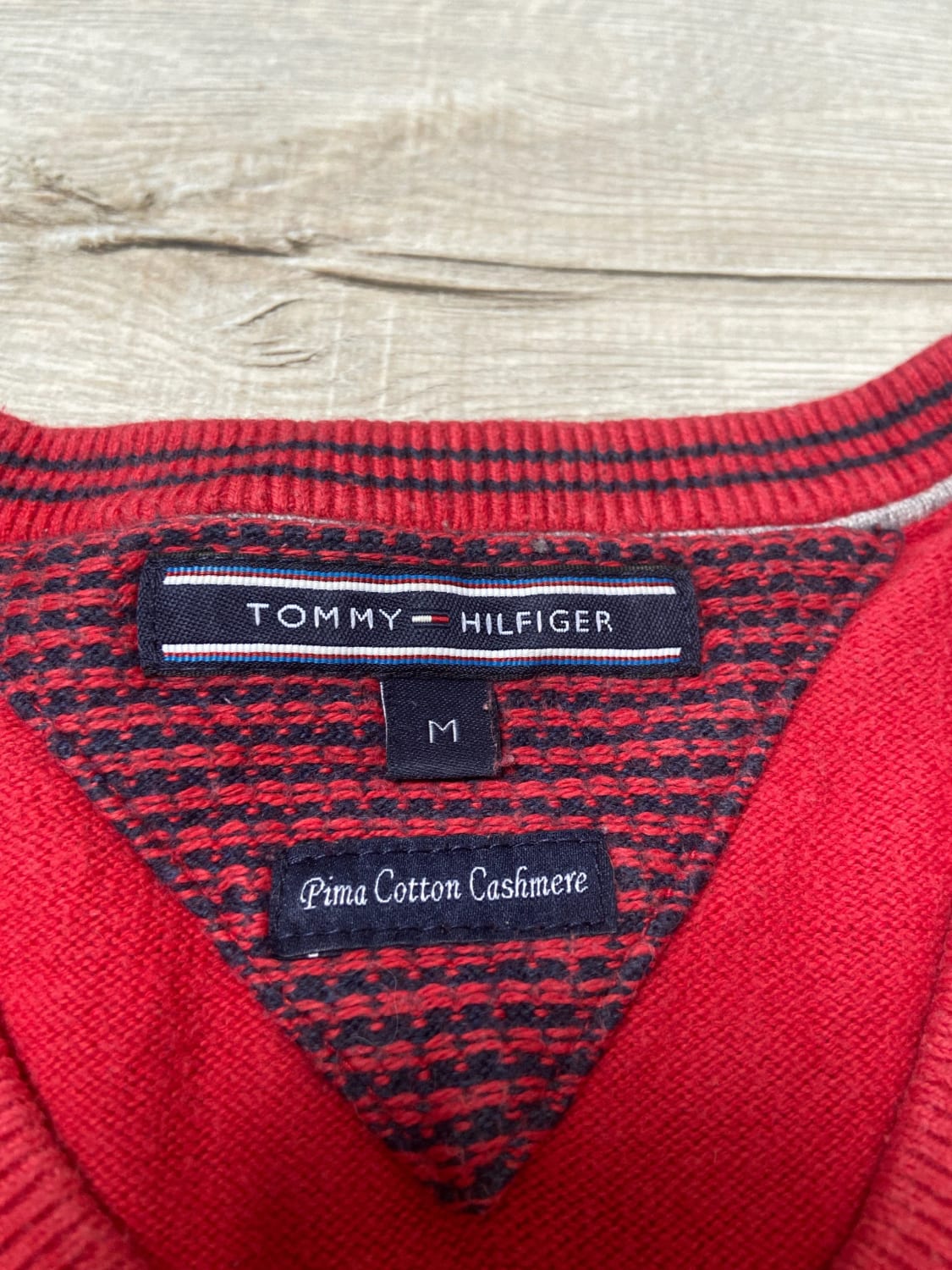 đź›’Pull Tommy Hilfiger Rouge Taille Mđź›’