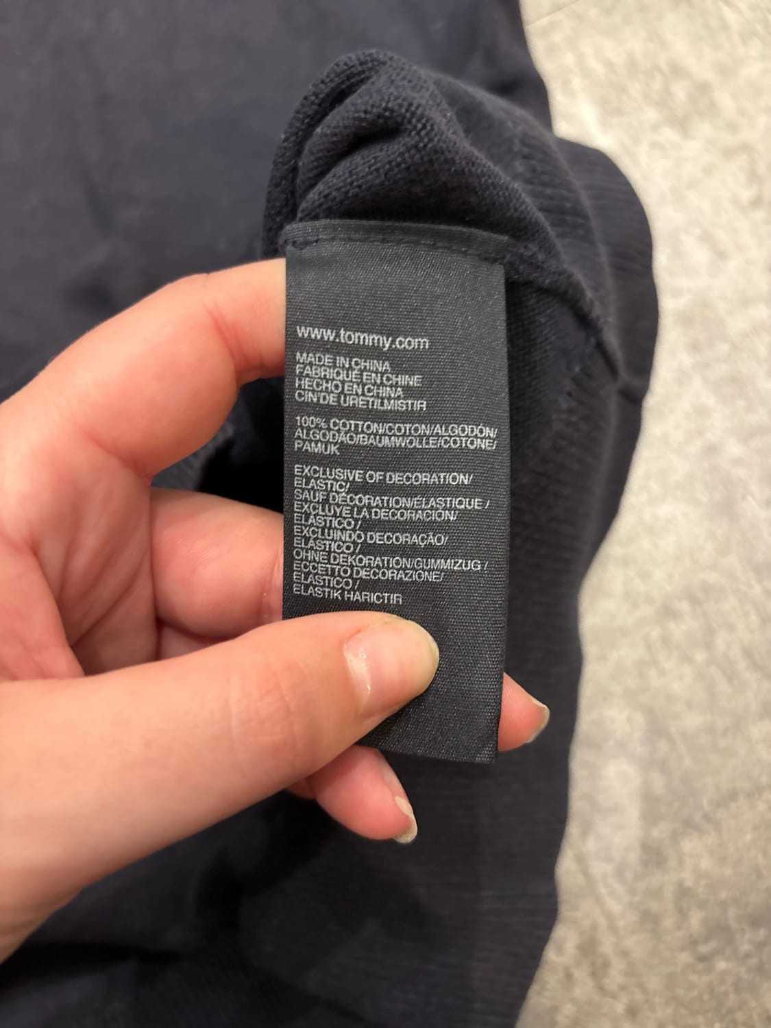 đź›’Pull Tommy Hilfiger XXL Noir Col Vđź›’
