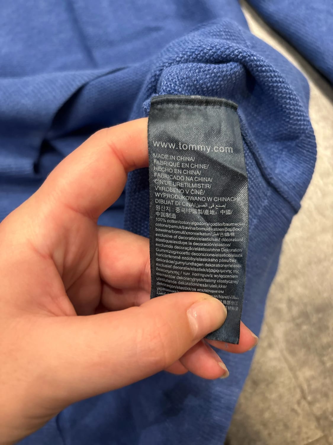 đź›’Pull Tommy Hilfiger Bleu Taille M đź›’