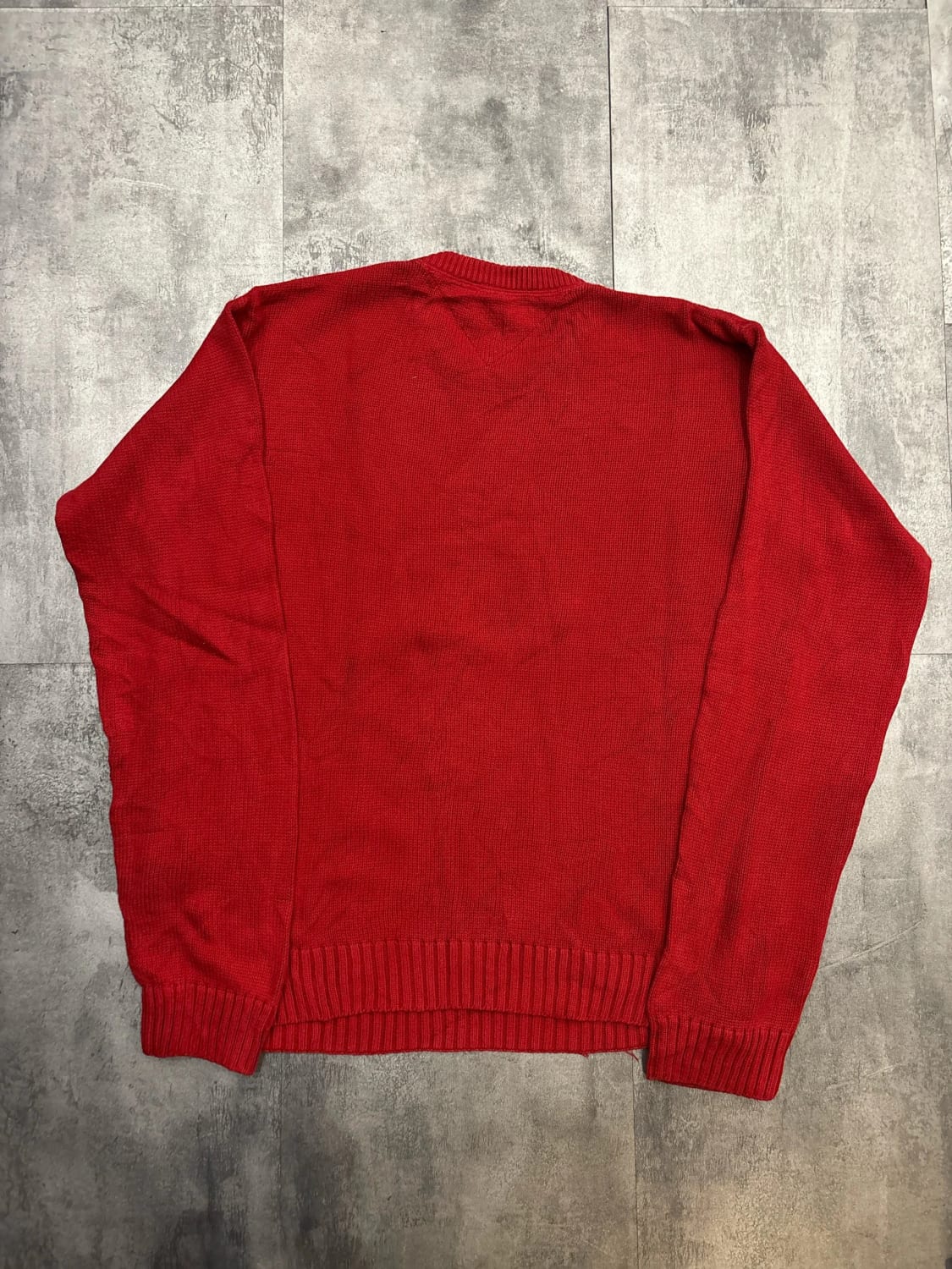 đź›’Pull Tommy Hilfiger Rouge Vif Taille L đź›’