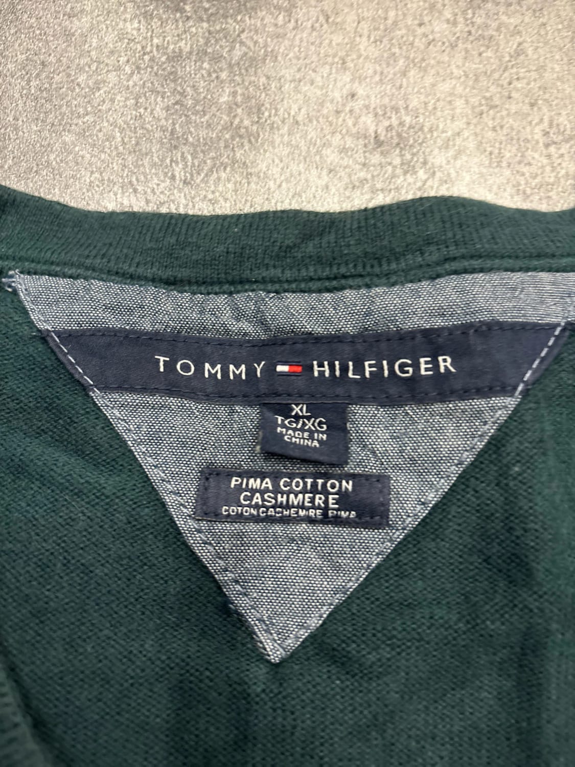 đź›’Pull Tommy Hilfiger XL Vert sapinđź›’