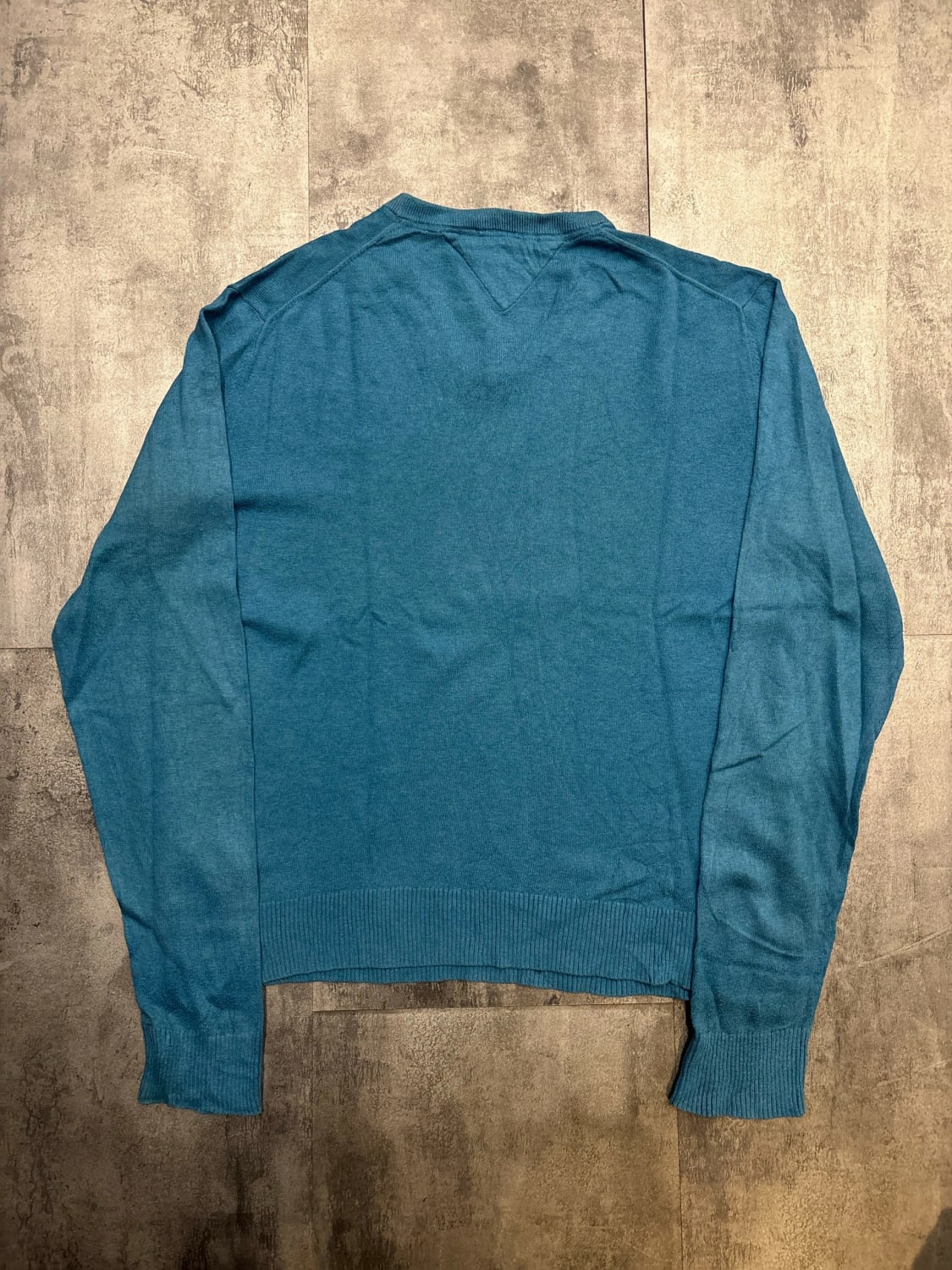 đź›’Pull Tommy Hilfiger Bleu Turquoise Taille XXLđź›’