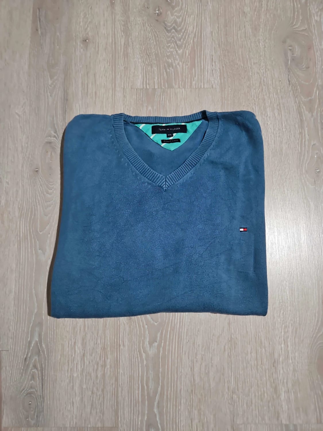 đź›’Pull Tommy Hilfiger Bleu Marine Taille XXLđź›’