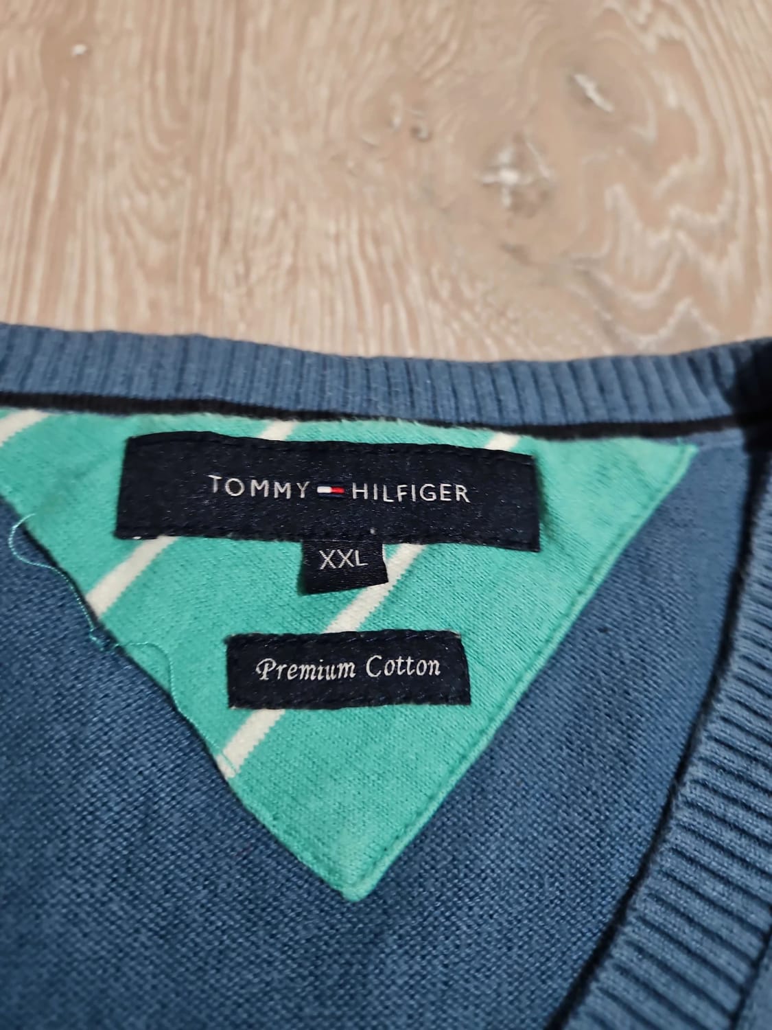 đź›’Pull Tommy Hilfiger Bleu Marine Taille XXLđź›’