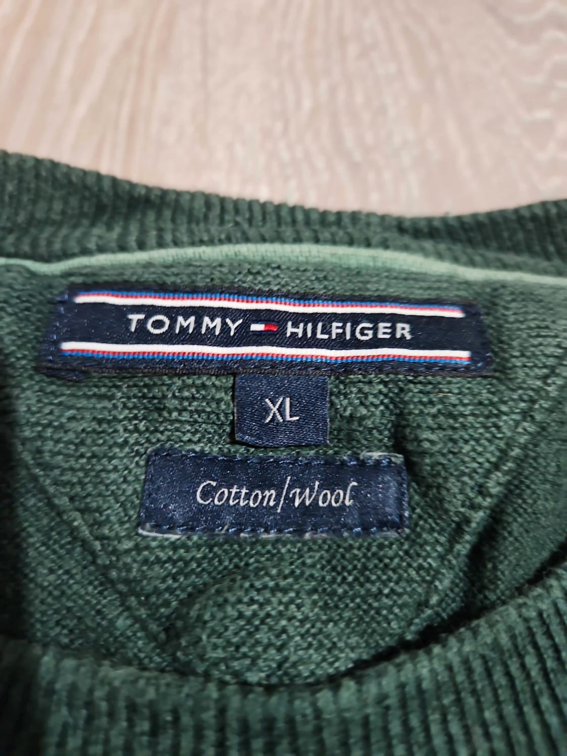 đź›’Pull Tommy Hilfiger XL Vert sapinđź›’
