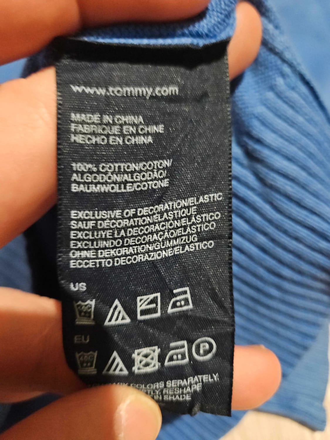 đź›’Pull Tommy Hilfiger Bleu Taille L đź›’