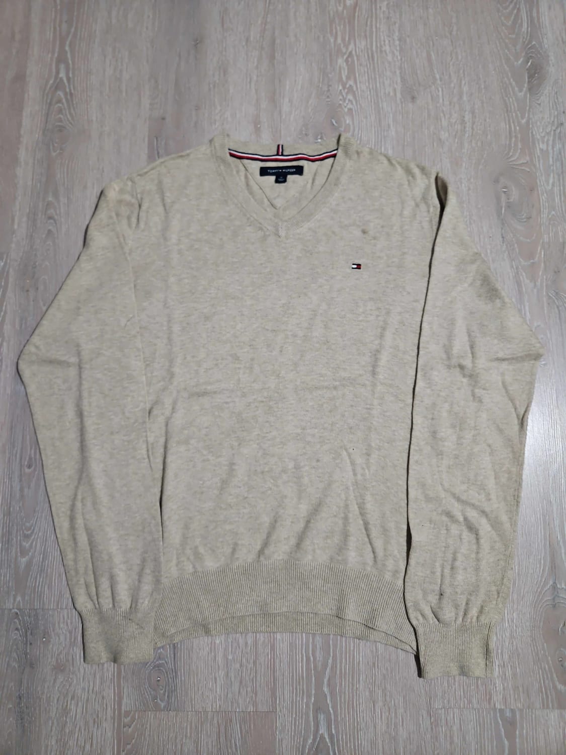 đź›’Pull Tommy Hilfiger Beige Taille Mđź›’