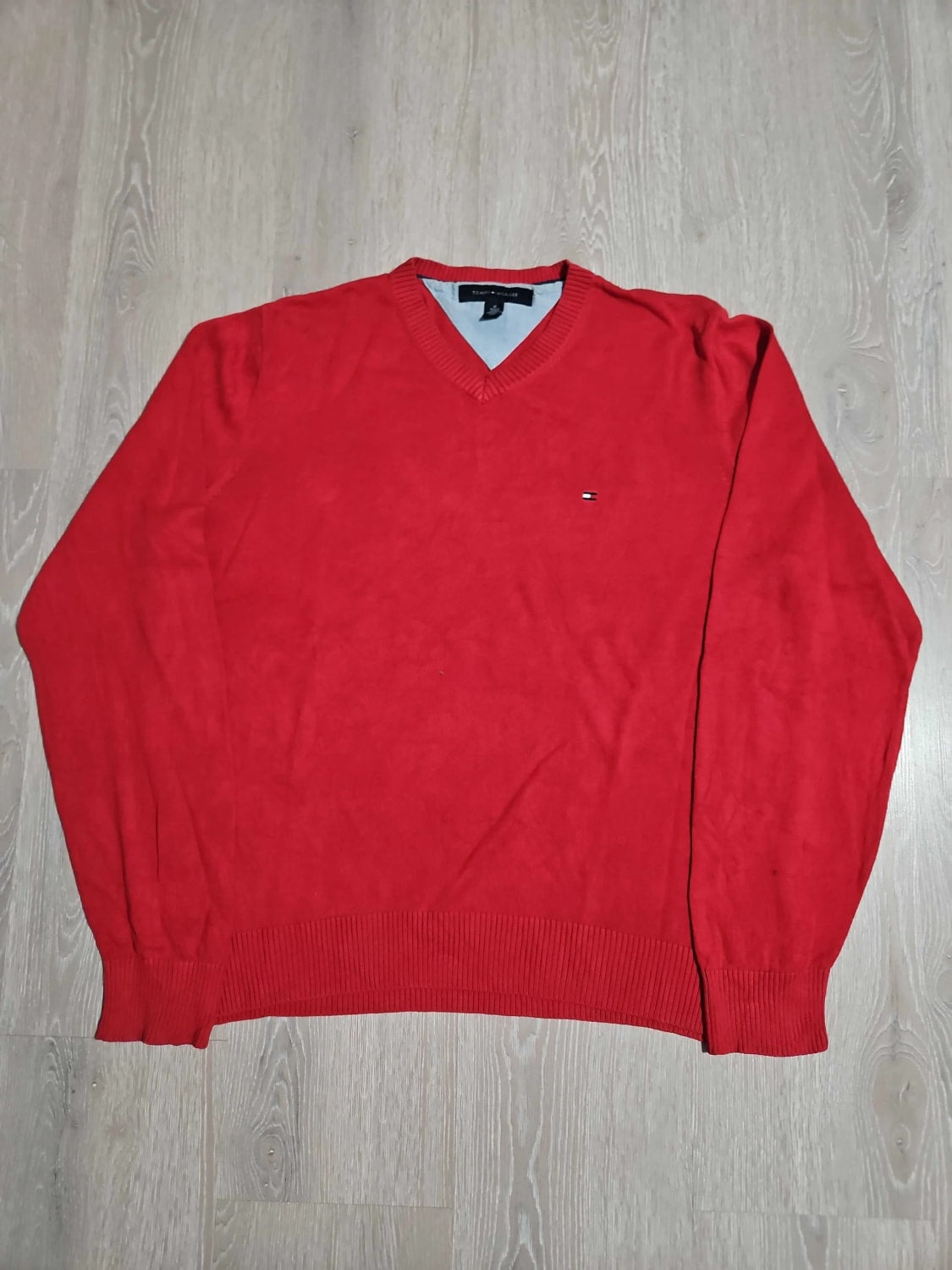 đź›’Pull Tommy Hilfiger Rouge Taille M đź›’