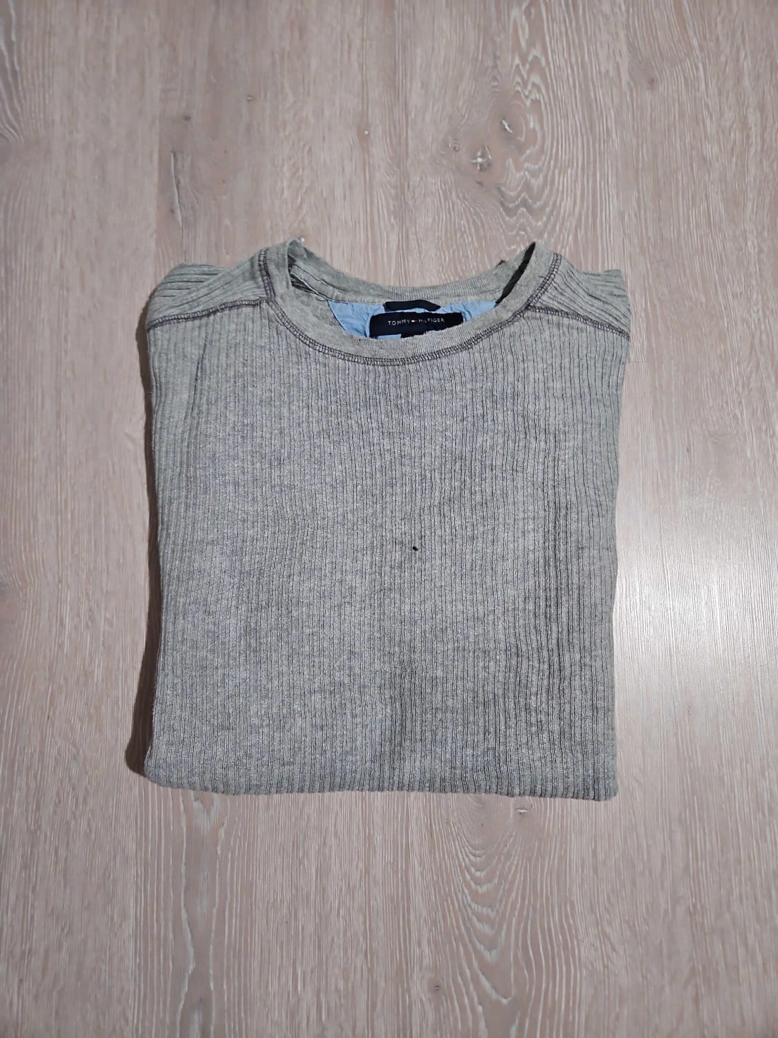 🛒Pull Tommy Hilfiger Gris Chiné Taille M🛒