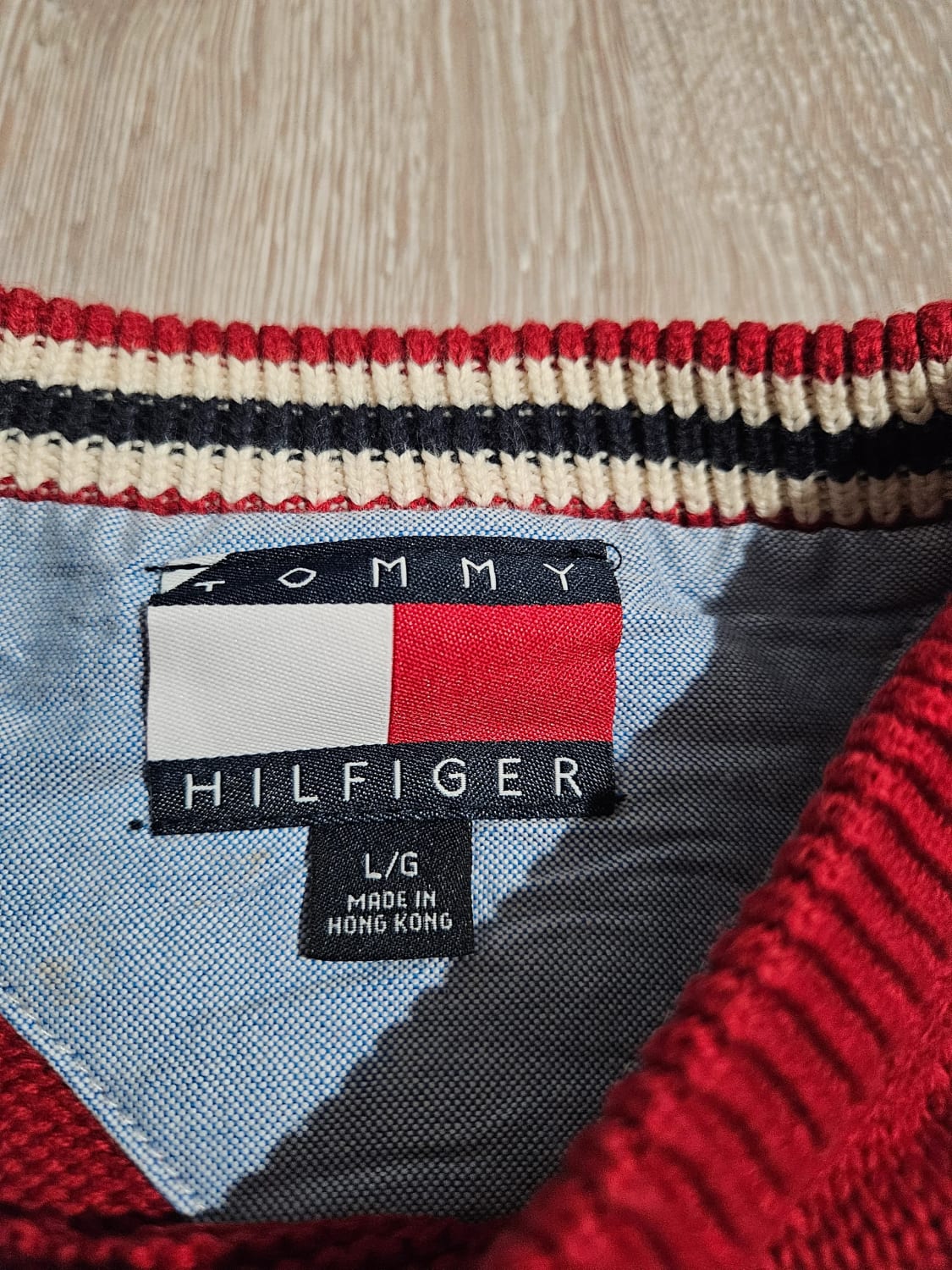 đź›’Pull Tommy Hilfiger Rouge L đź›’