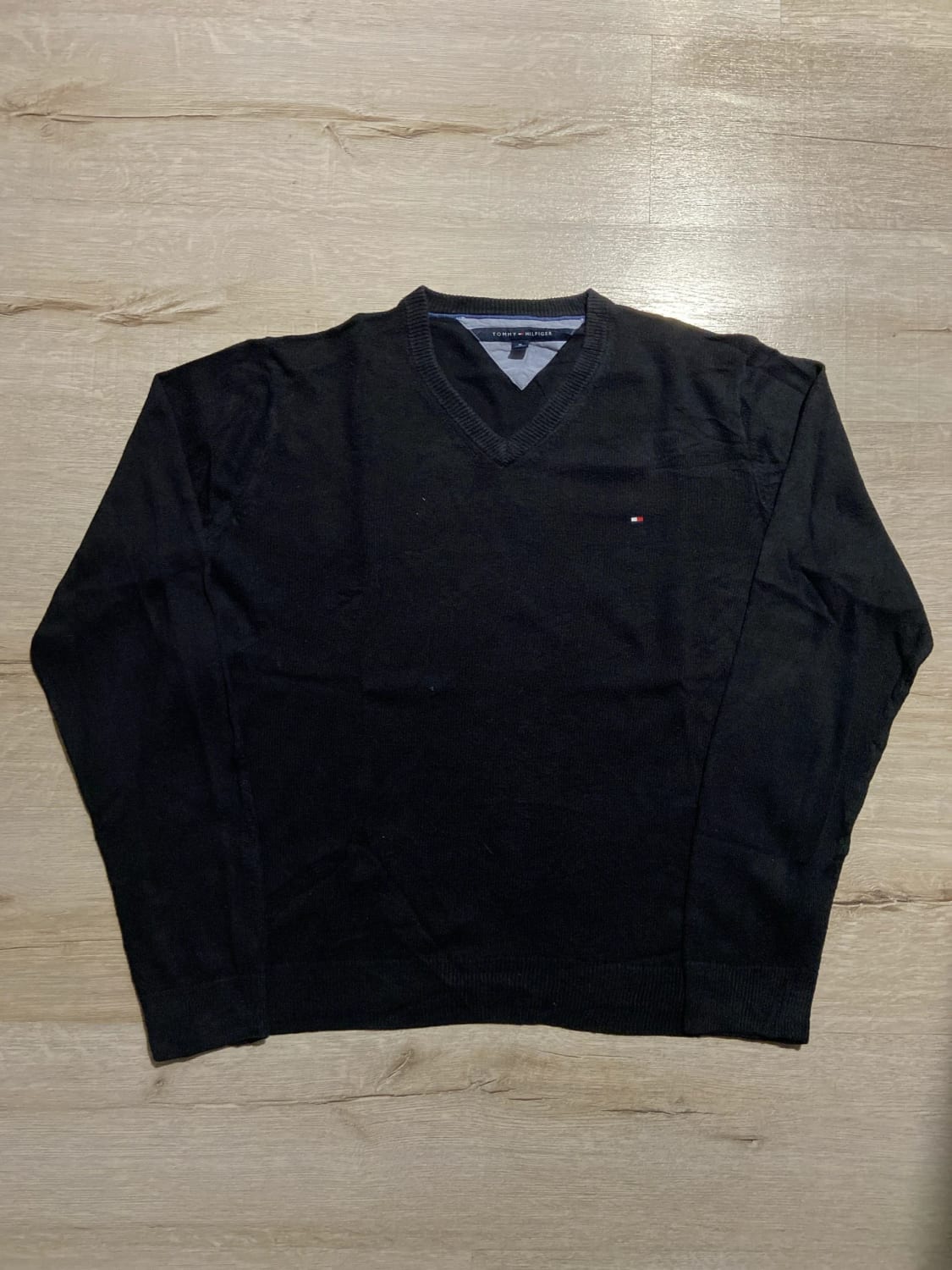 đź›’Pull Tommy Hilfiger XL Noir Col Vđź›’