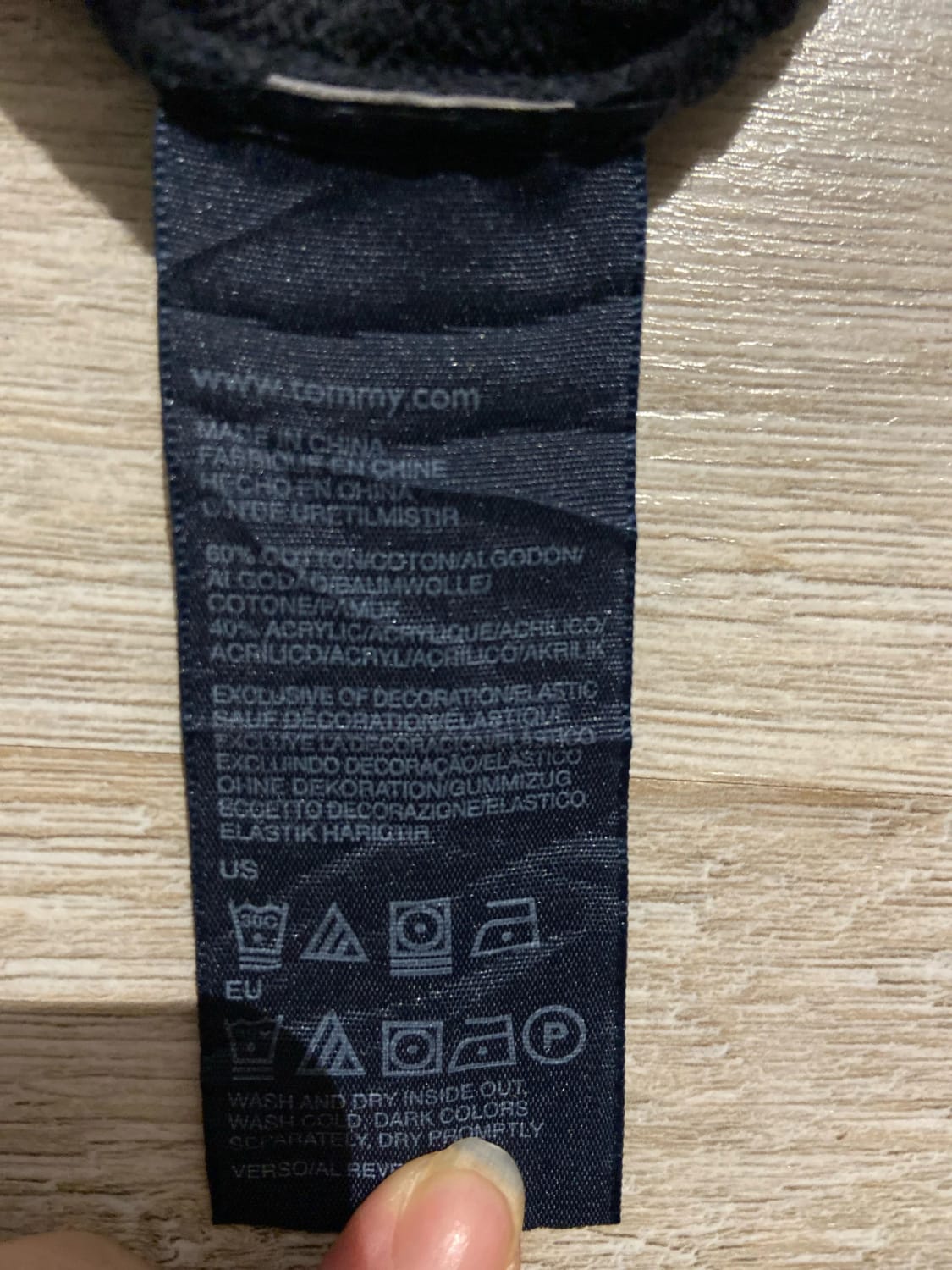 đź›’Pull Tommy Hilfiger XL Noir Col Vđź›’