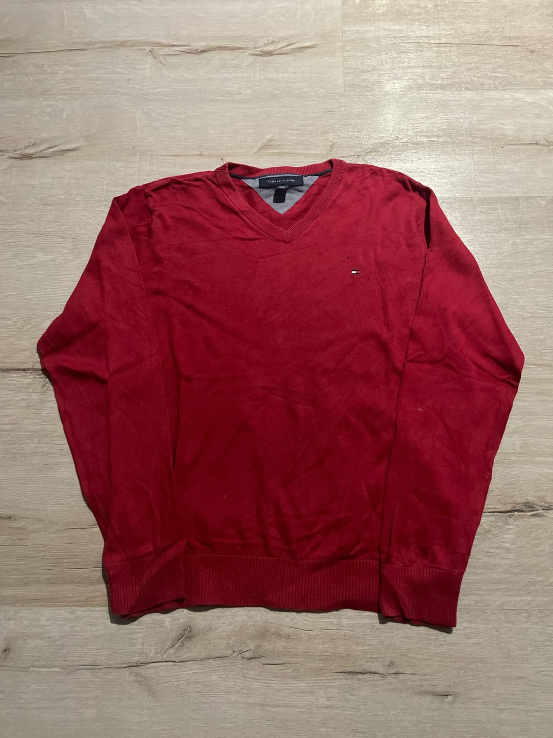 đź›’Pull Tommy Hilfiger Rouge Taille Mđź›’