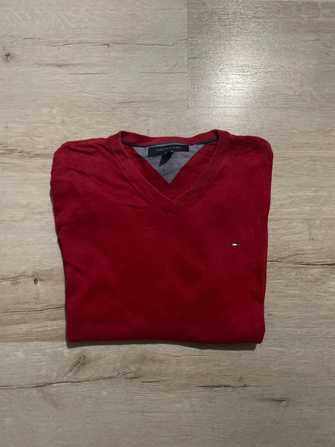 đź›’Pull Tommy Hilfiger Rouge Taille Mđź›’