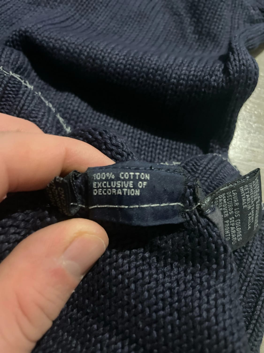 đź›’Pull Tommy Hilfiger Bleu Marine Taille L đź›’