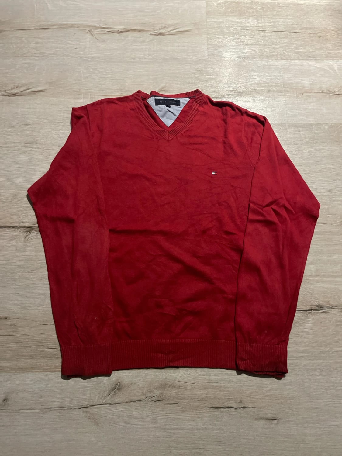 đź›’Pull Tommy Hilfiger Rouge Taille Mđź›’