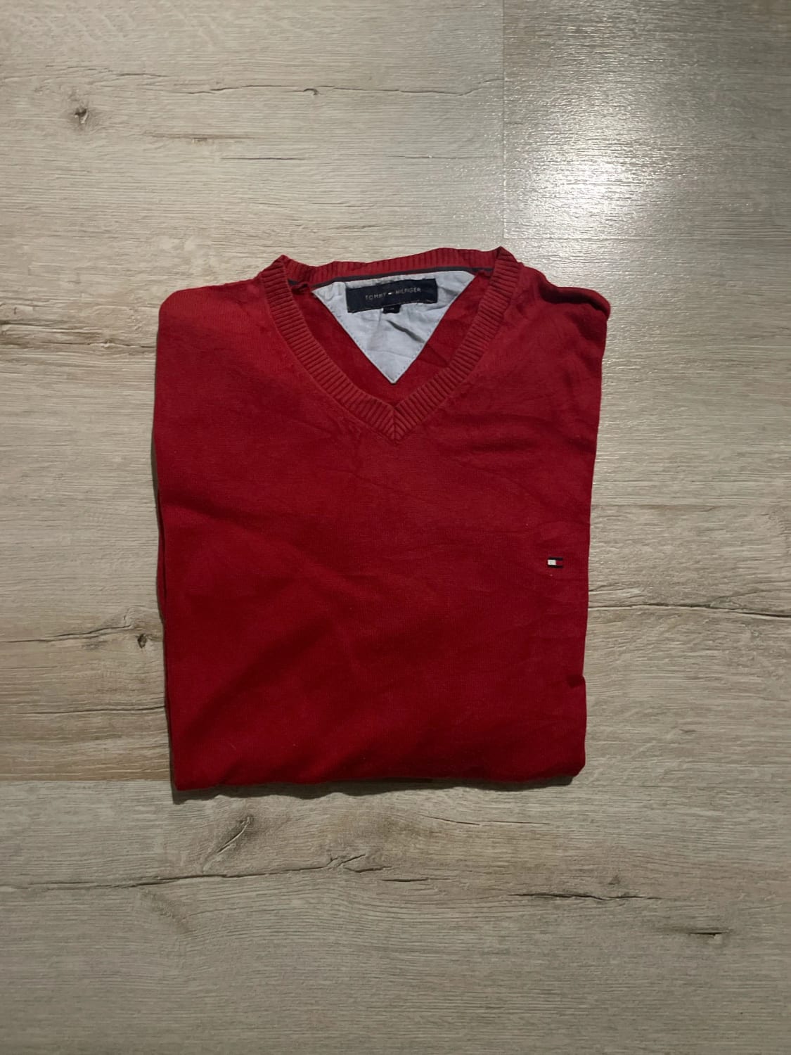 đź›’Pull Tommy Hilfiger Rouge Taille Mđź›’