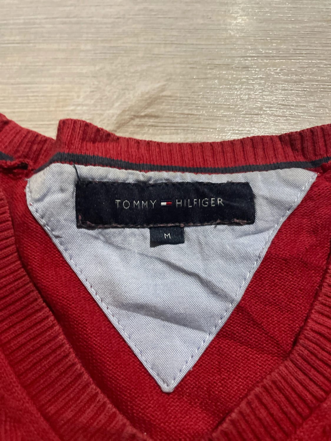 đź›’Pull Tommy Hilfiger Rouge Taille Mđź›’