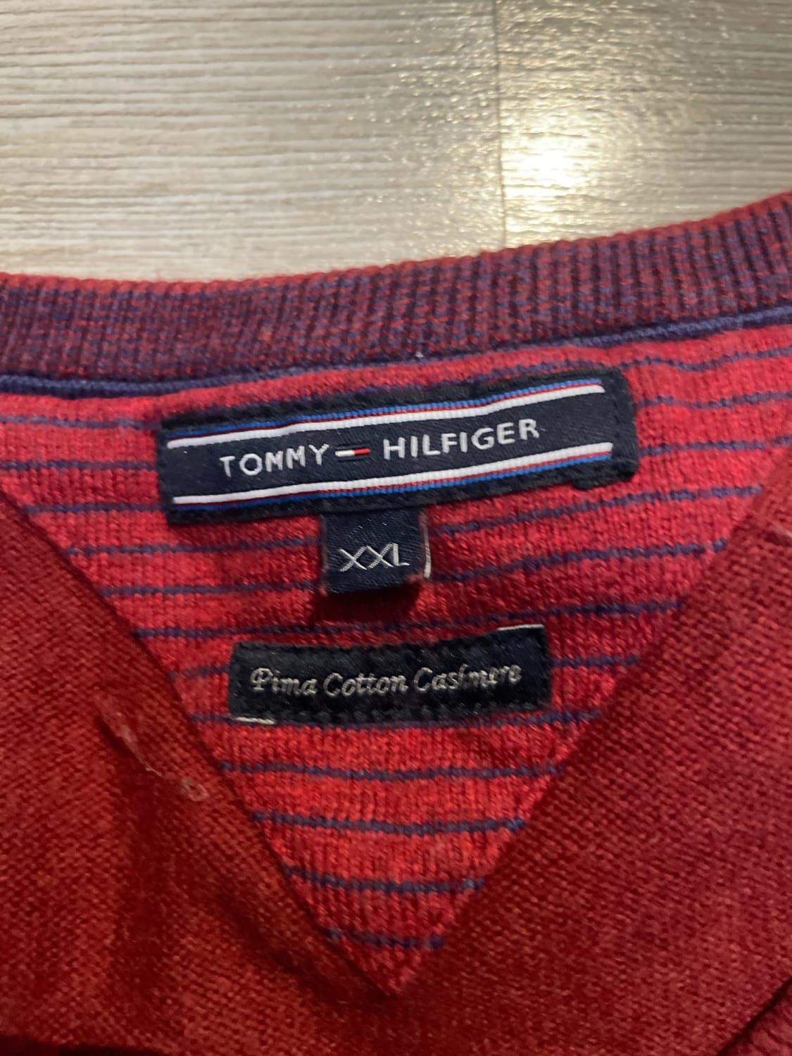 đź›’Pull Tommy Hilfiger XXL Rougeđź›’