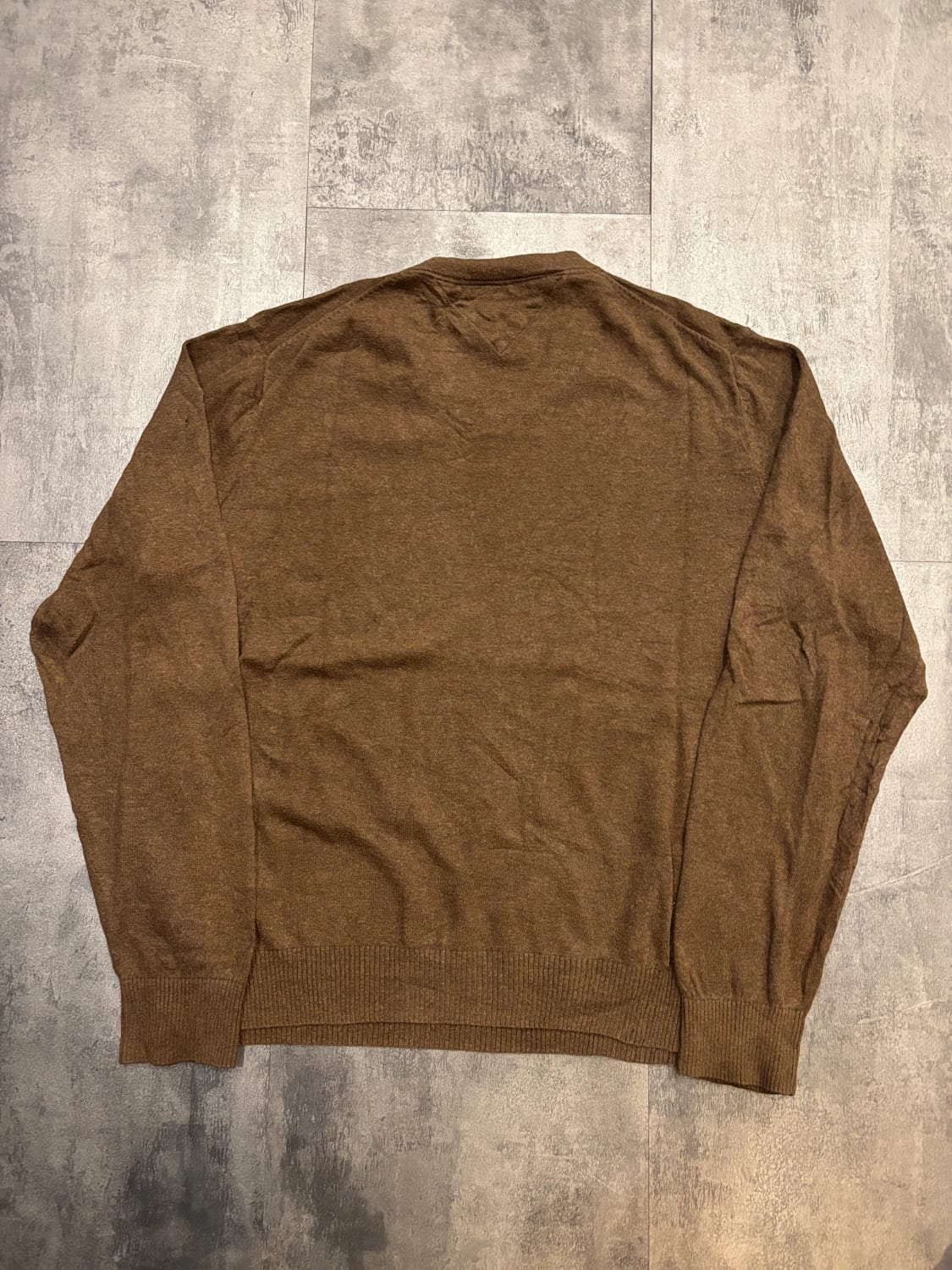 đź›’Pull Tommy Hilfiger XL Marron Col Vđź›’