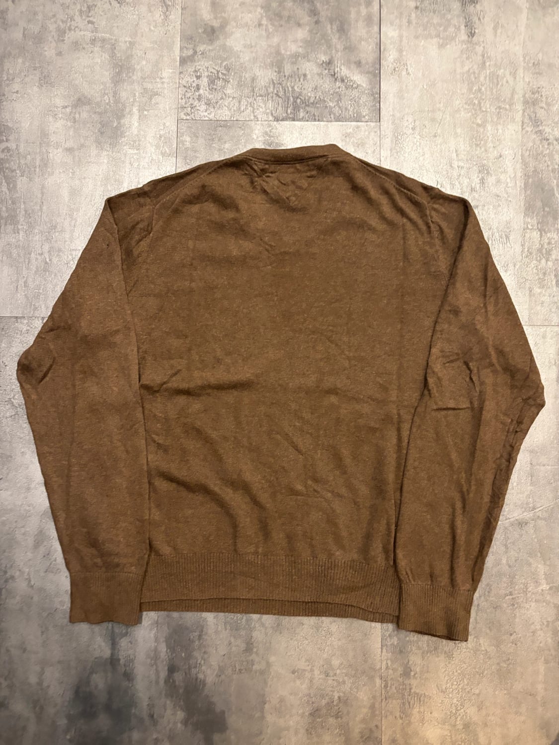 đź›’Pull Tommy Hilfiger XL Marron Col Vđź›’