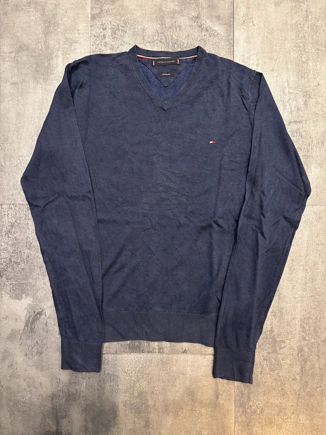 đź›’Pull Tommy Hilfiger Bleu Marine Taille Mđź›’