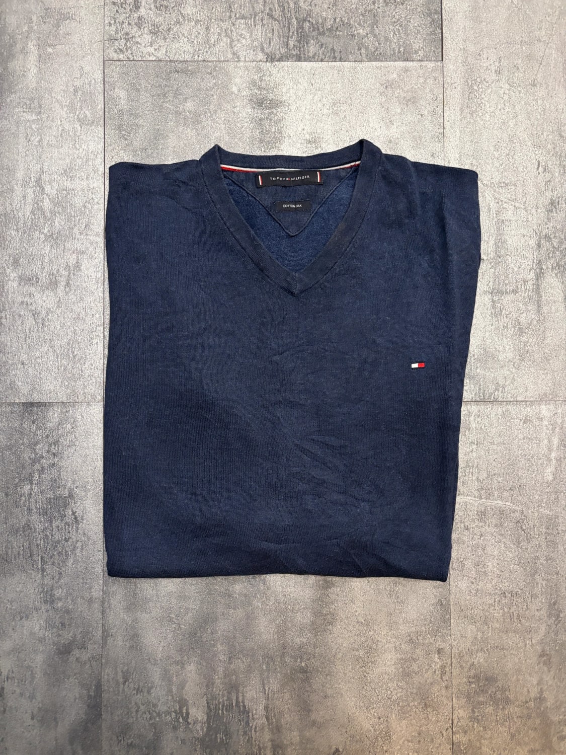 đź›’Pull Tommy Hilfiger Bleu Marine Taille Mđź›’
