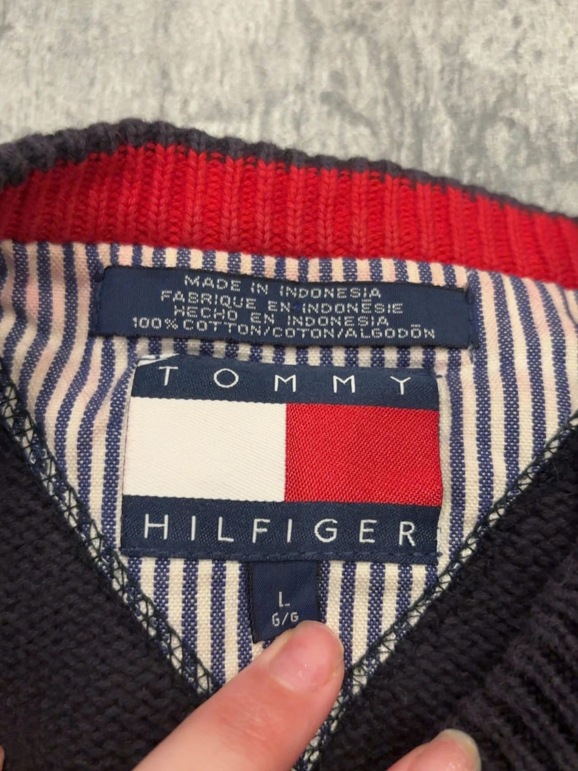 đź›’Pull Tommy Hilfiger Taille Lđź›’