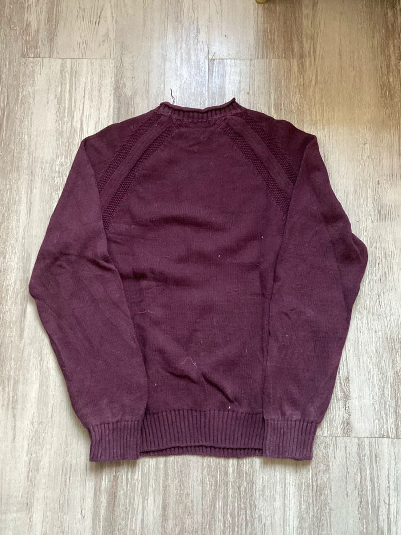 đź›’Pull Tommy Hilfiger Taille M Bordeauxđź›’