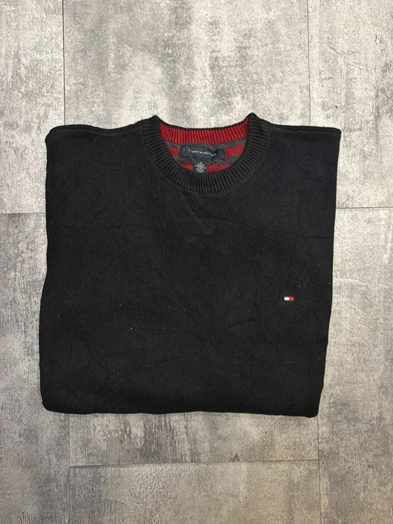 đź›’Pull Tommy Hilfiger Noir Taille Mđź›’