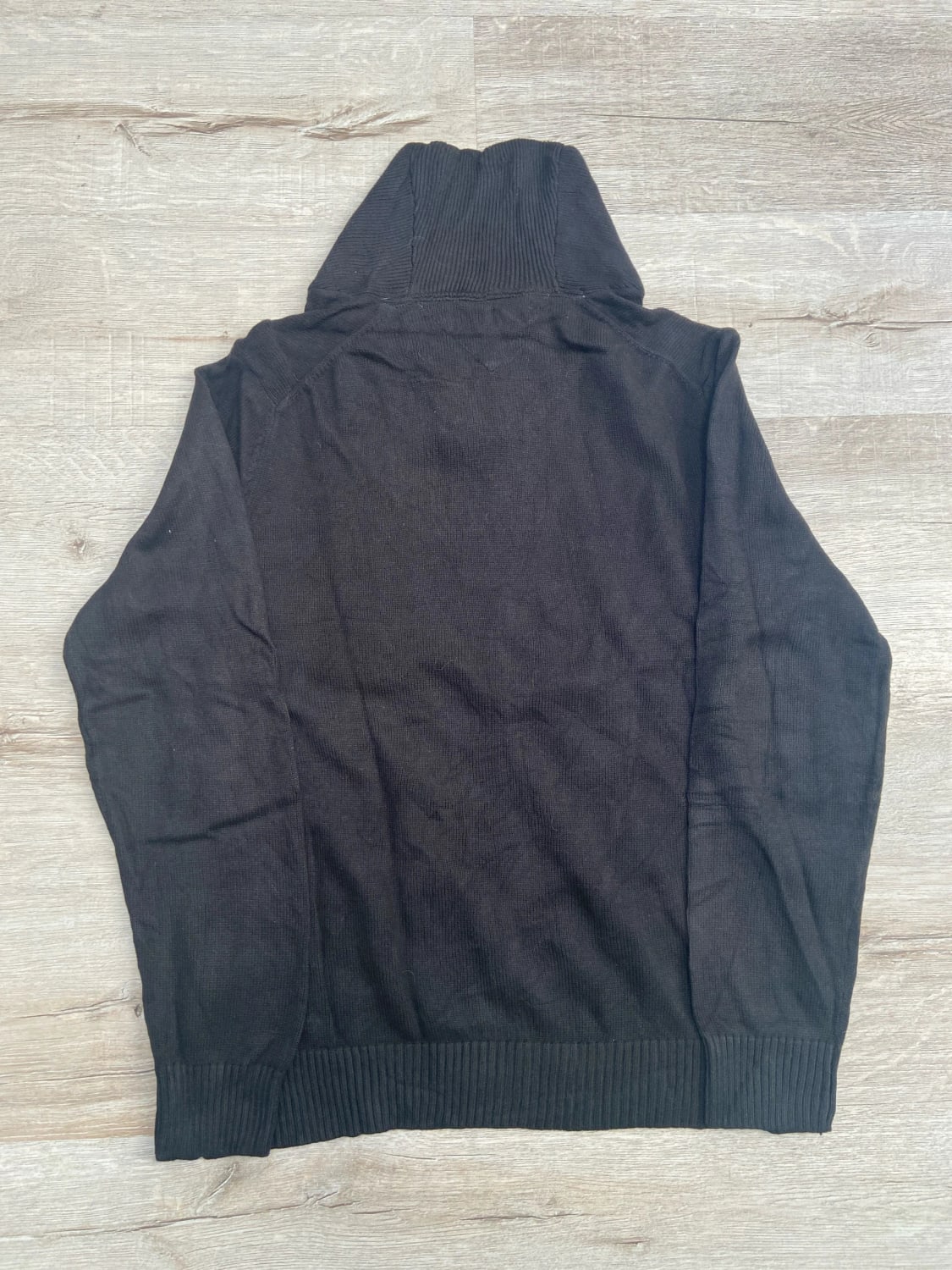 🛒Pull Tommy Hilfiger XL Noir Col Châle🛒