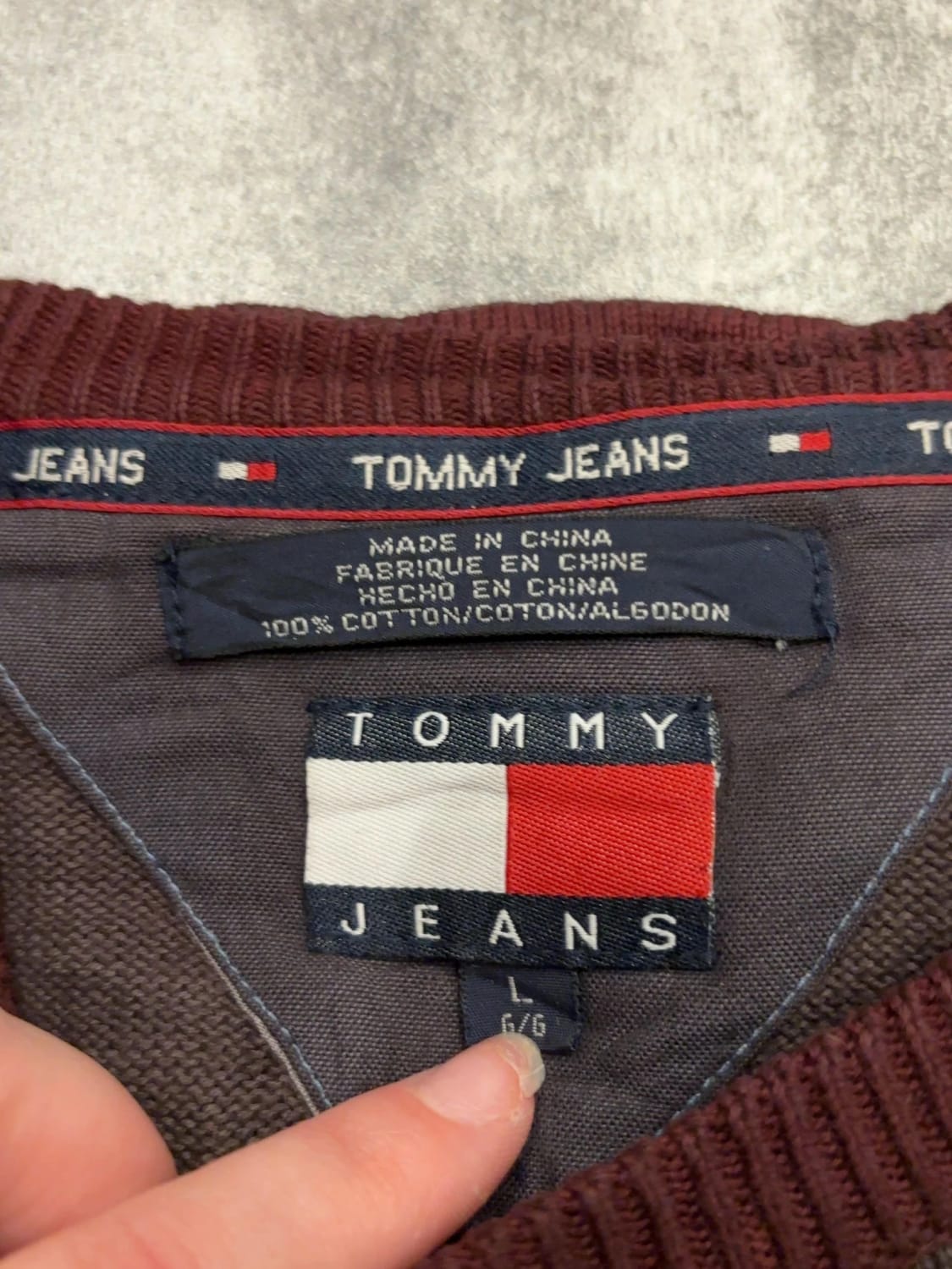 đź›’Pull Tommy Jeans Taille Lđź›’