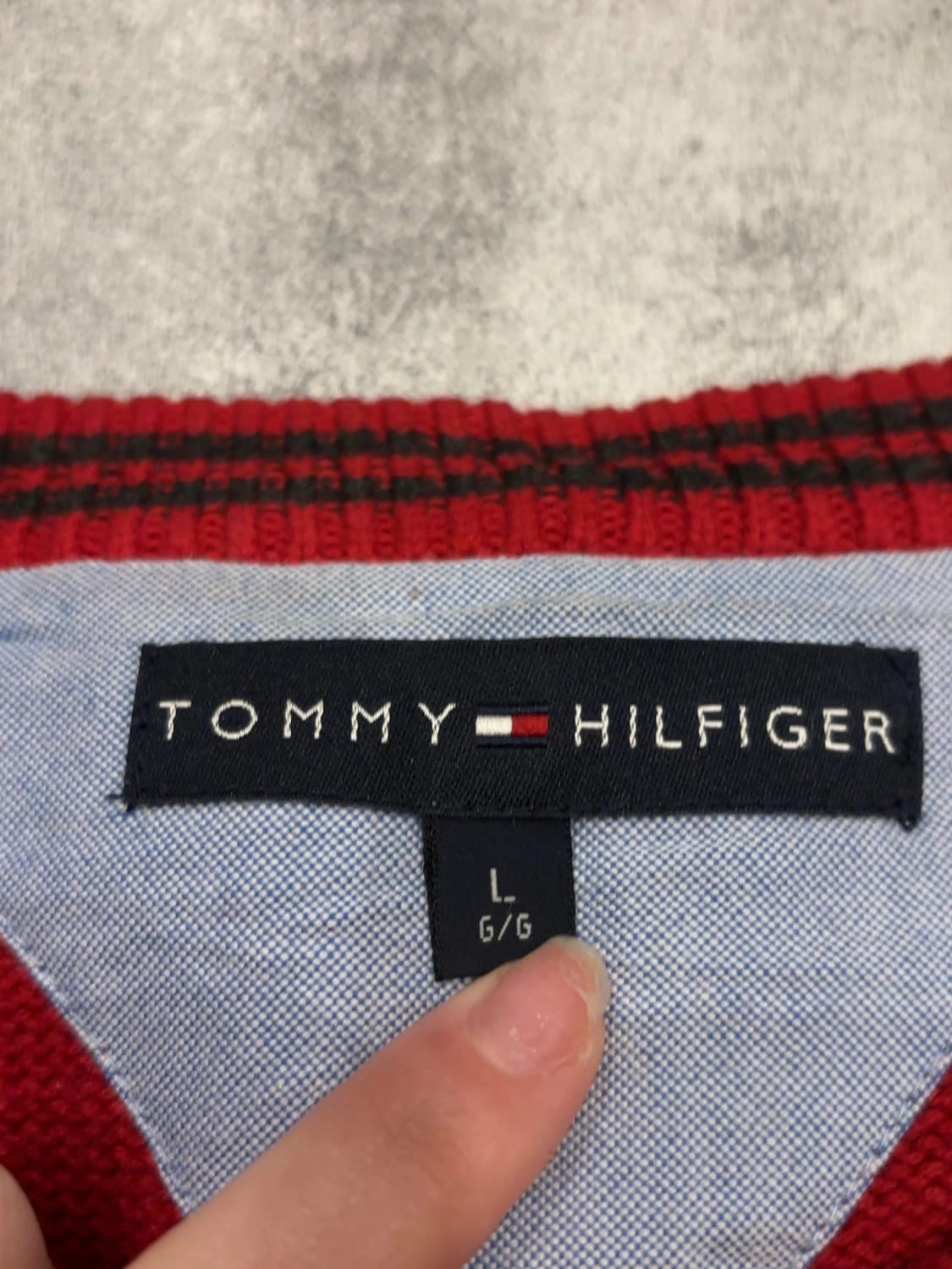 đź›’Pull Tommy Hilfiger Rouge L đź›’