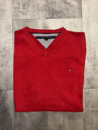 🛒Pull Tommy Hilfiger Rouge S🛒