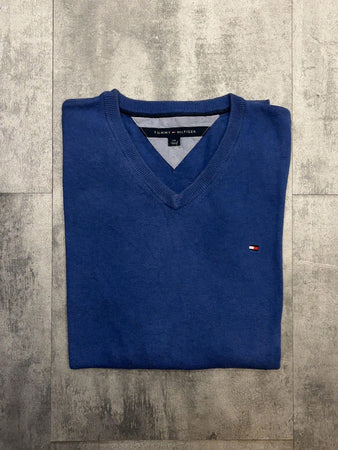 🛒Pull Tommy Hilfiger Bleu Marine Taille L🛒