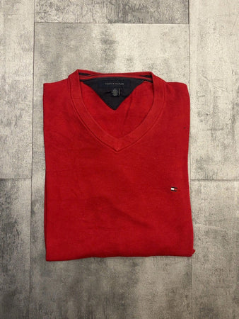🛒Pull Tommy Hilfiger Rouge Taille M🛒