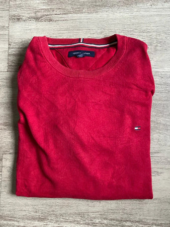 🛒Pull Tommy Hilfiger Rouge L 🛒