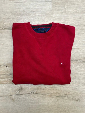 🛒Pull Tommy Hilfiger Rouge L 🛒